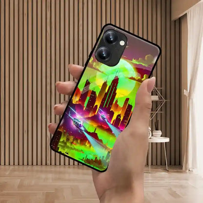 High-Tech City Cover | LED Phone Case